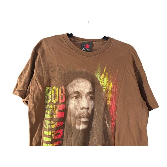 Zion Rootswear Bob Marley Make Way For The Positive Day Graphic T-shirt Raggae - Picture 3 of 8
